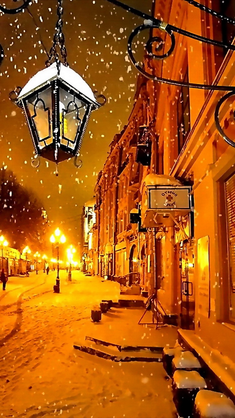 莫斯科冬天夜晚