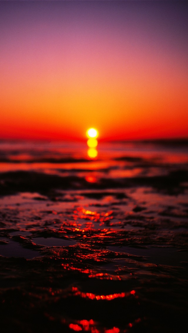 海日落
