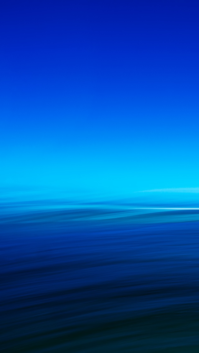 平滑的海浪流动