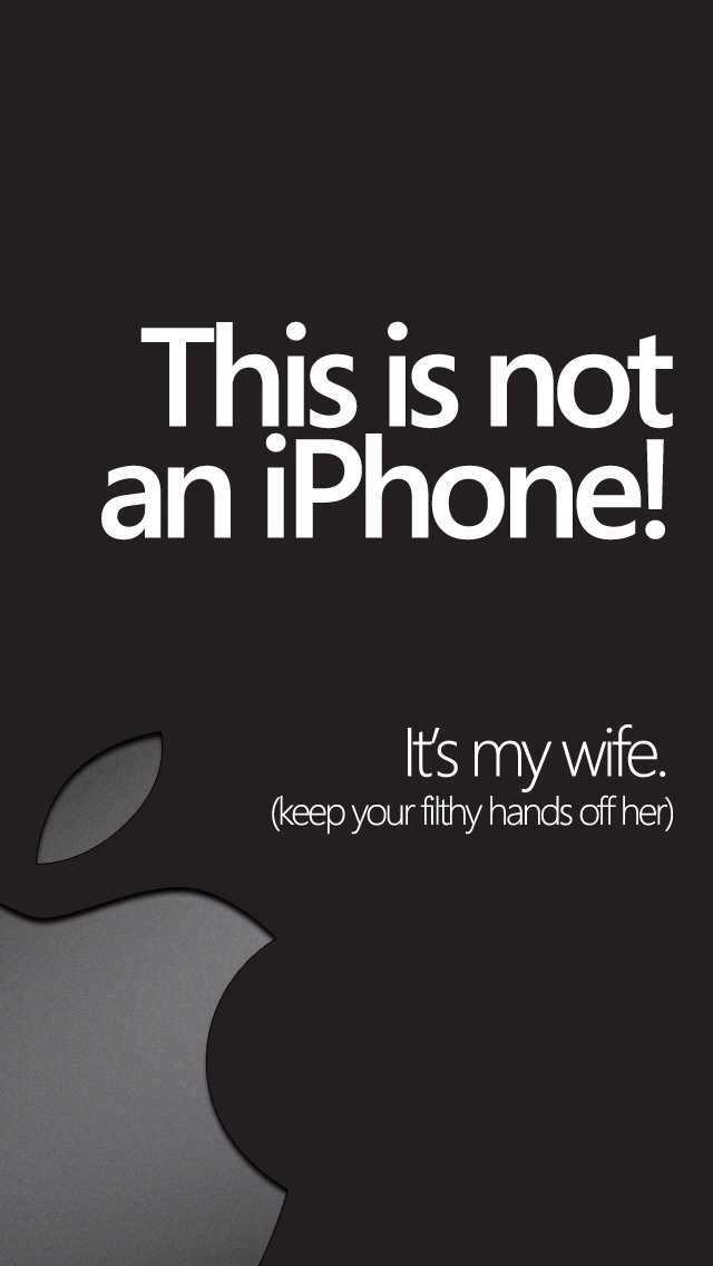 这不是iPhone是我妻子