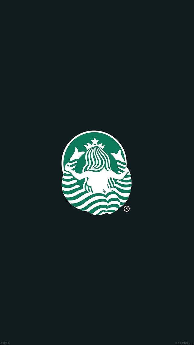 背面星巴克标志