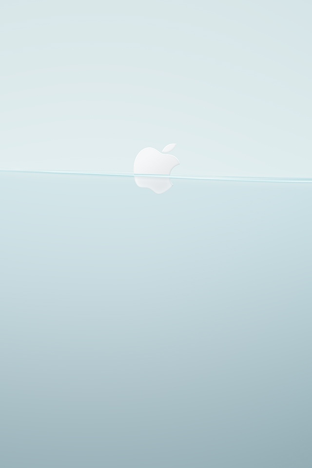 浮动的苹果标志