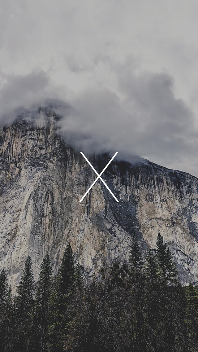 Mac OS X悬崖背景