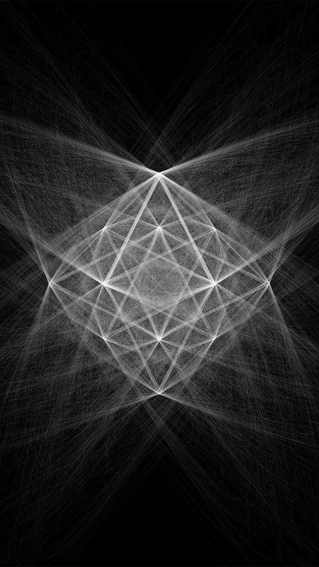抽象结构粉笔插图