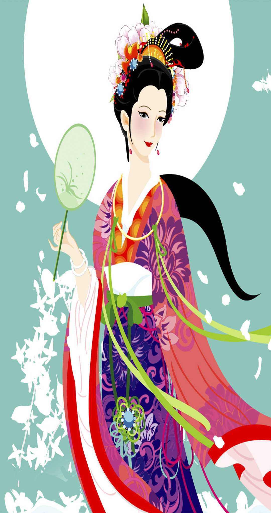 中秋节嫦娥奔月图