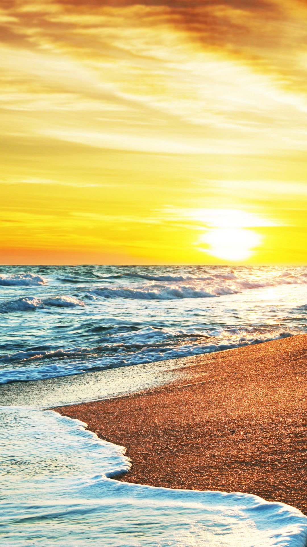 海上日落