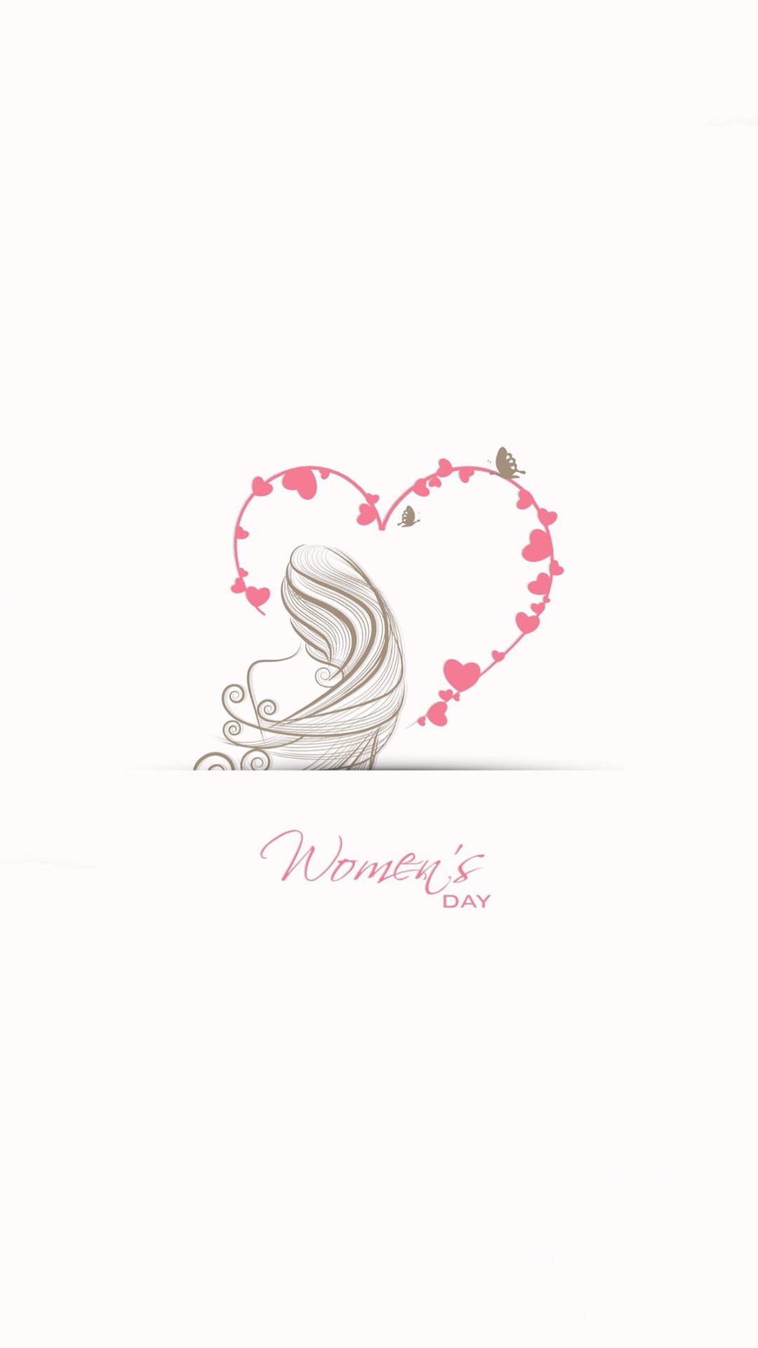38女神节唯美插画