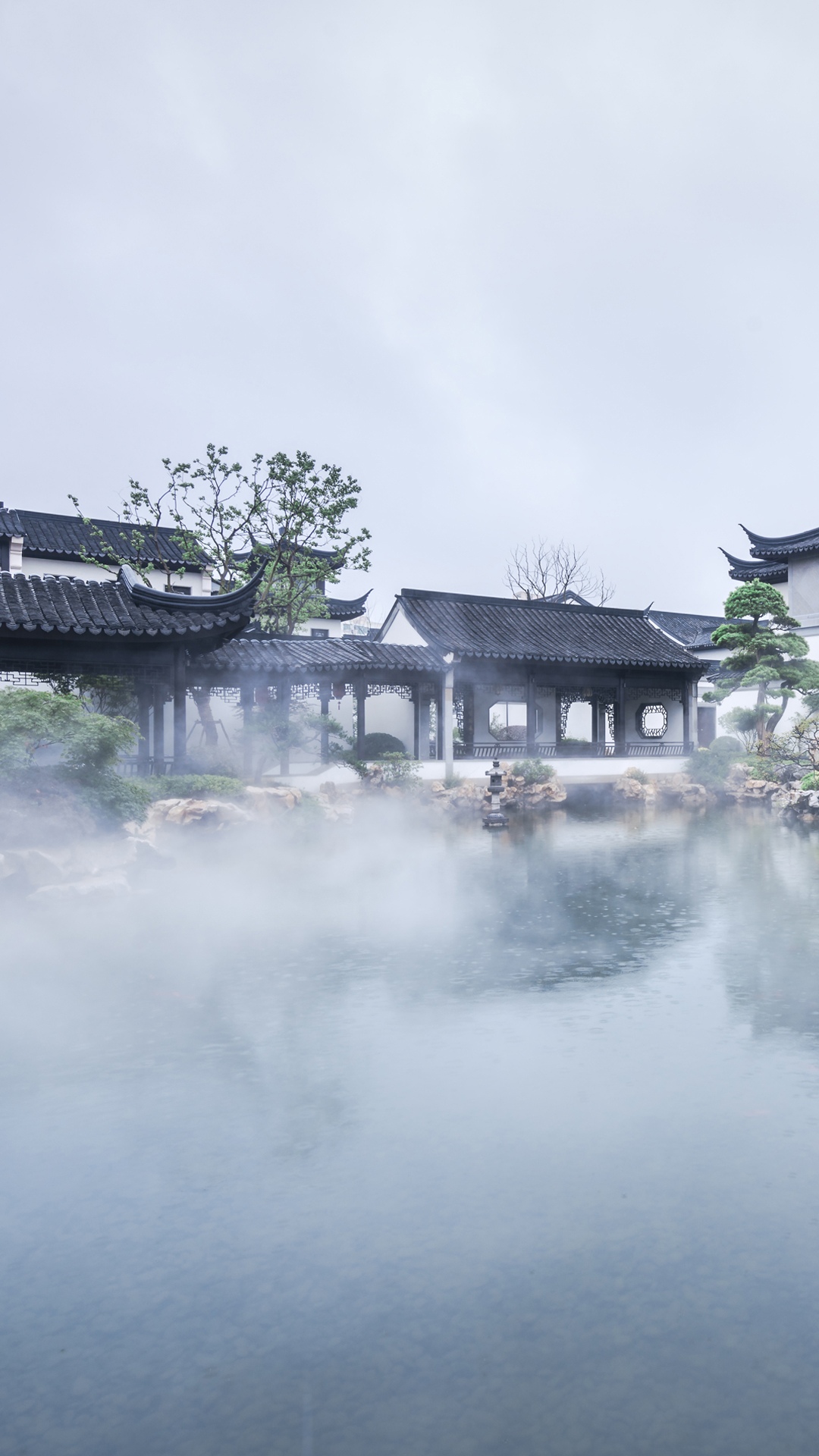 苏州园林的雾