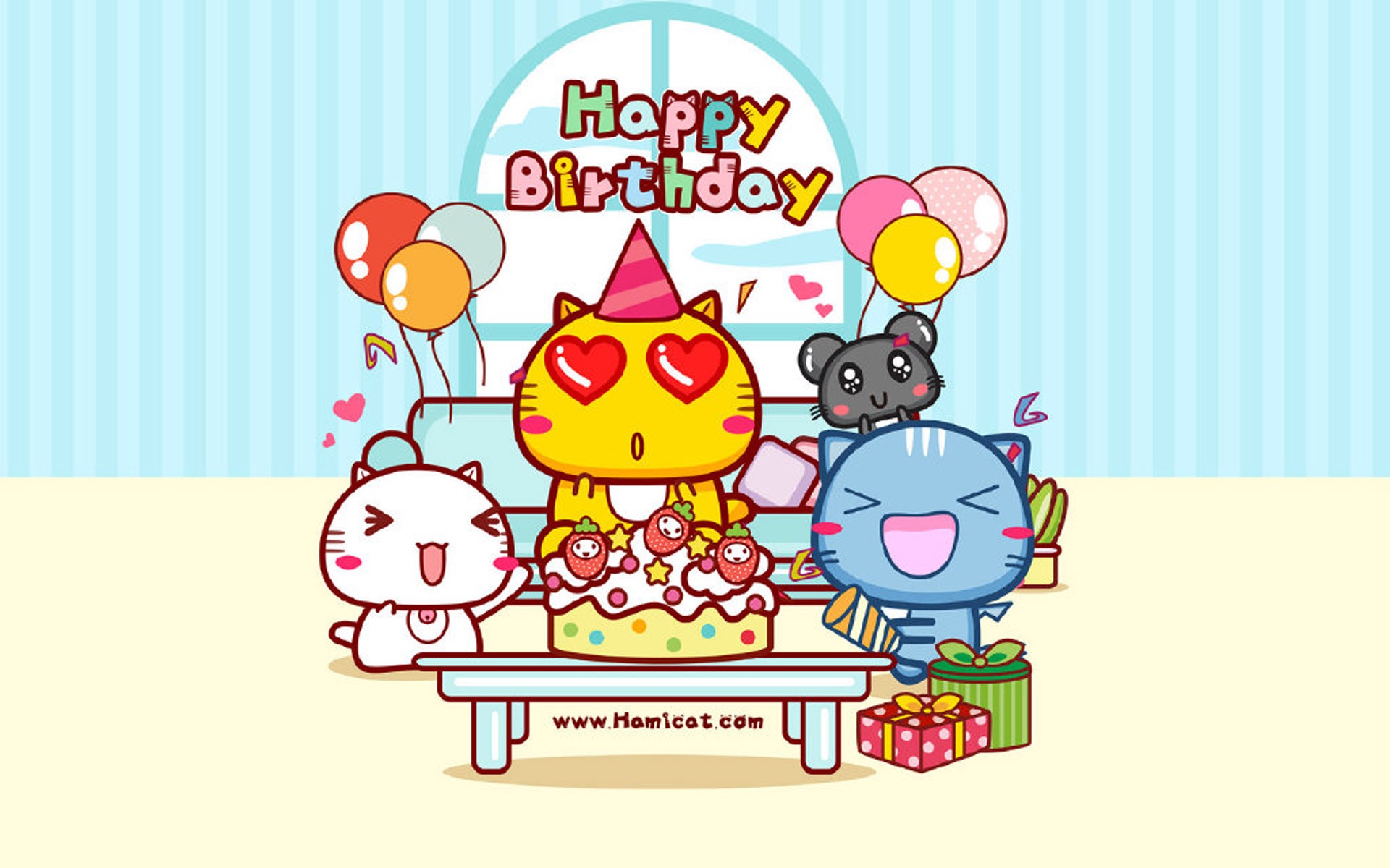 哈咪猫生日快乐系列