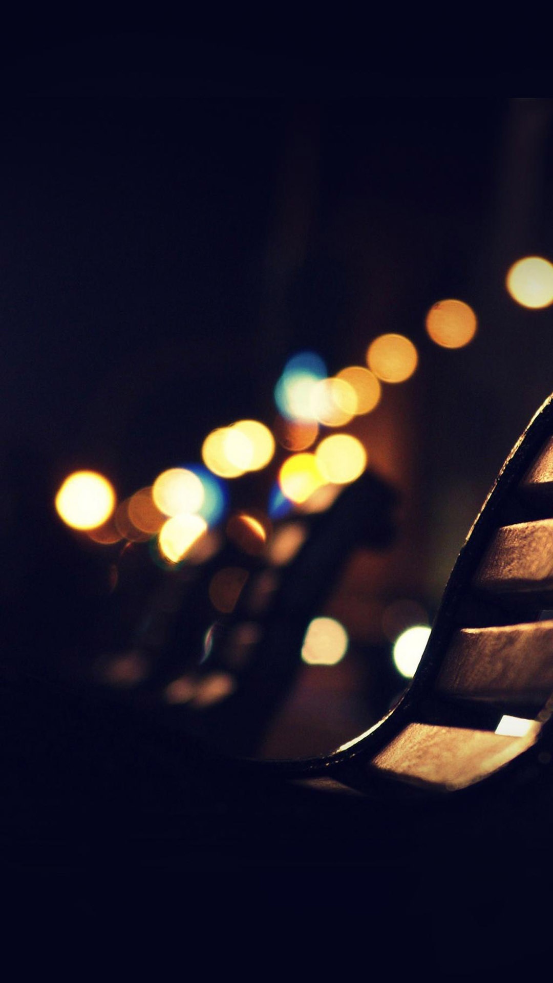 夜晚的灯光