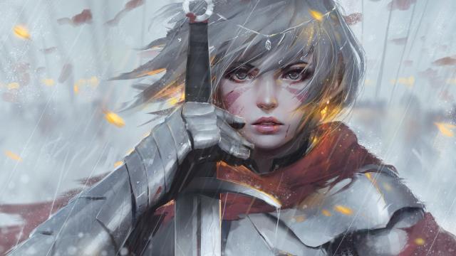 动漫里的女武神