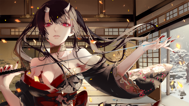 动漫里的性感美少女
