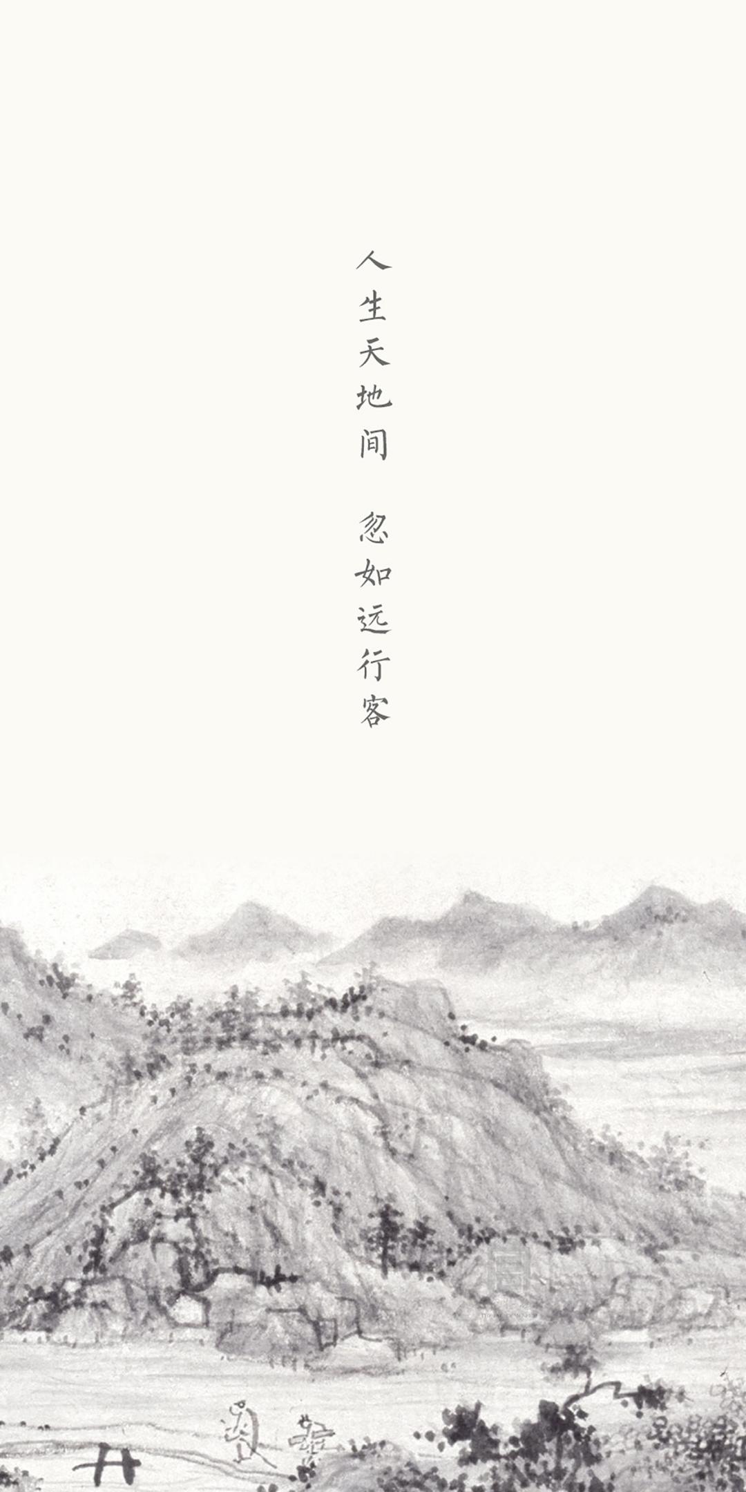 人生天地间,忽如远行客