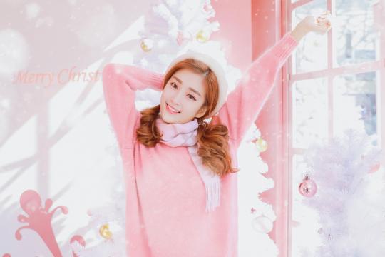 清纯甜美少女冬季写真