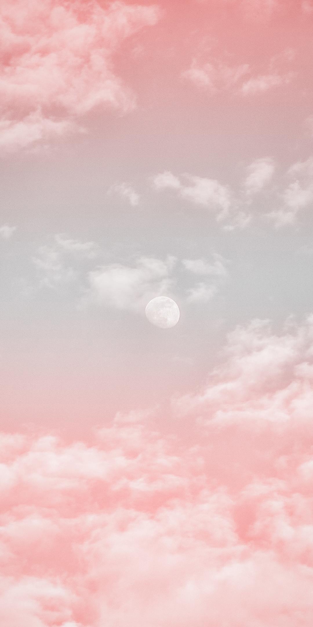 粉红色的天空