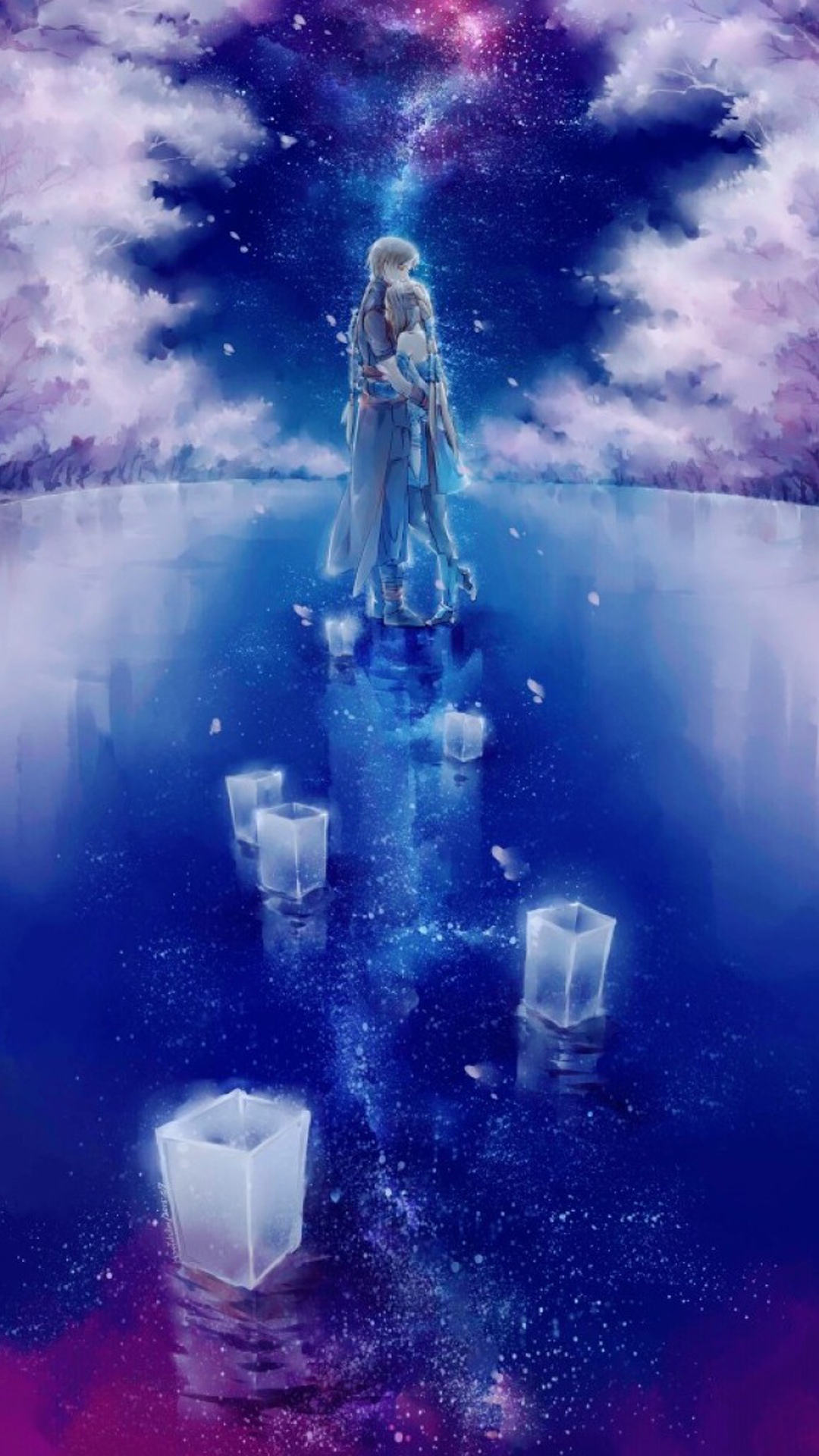 七夕:在唯美星空下相拥