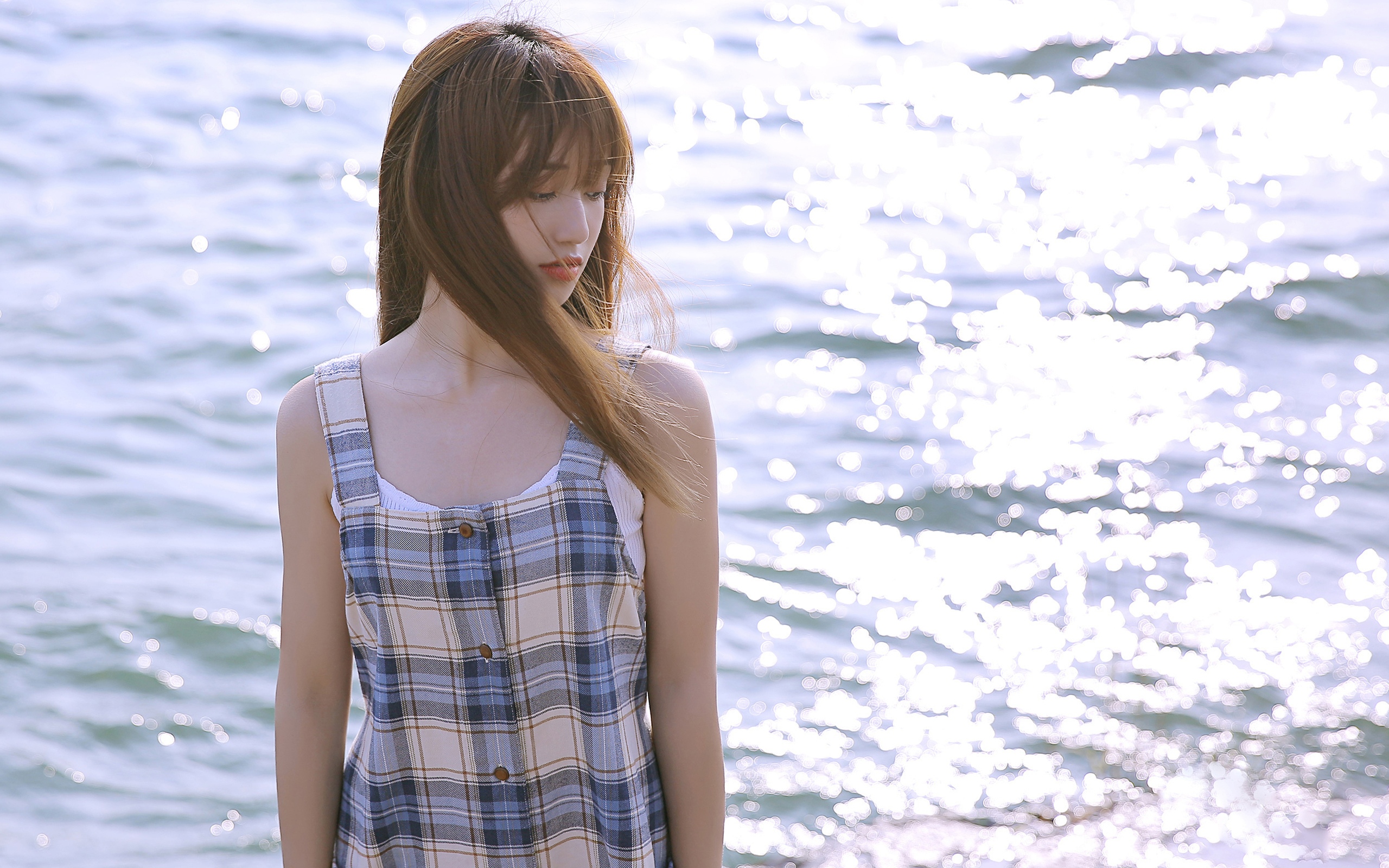 海边清纯美少女唯美性感写真