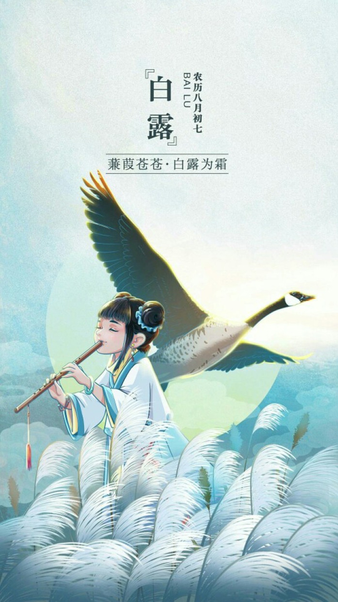 蒹葭苍苍,白露为霜
