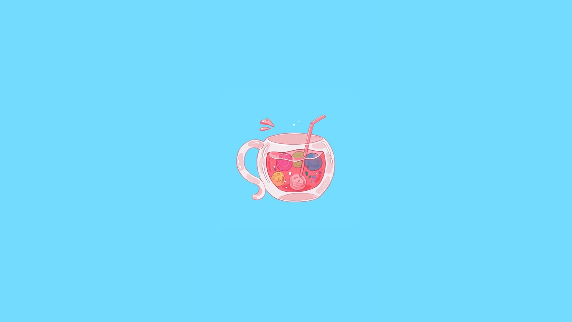 简单清新小可爱插画