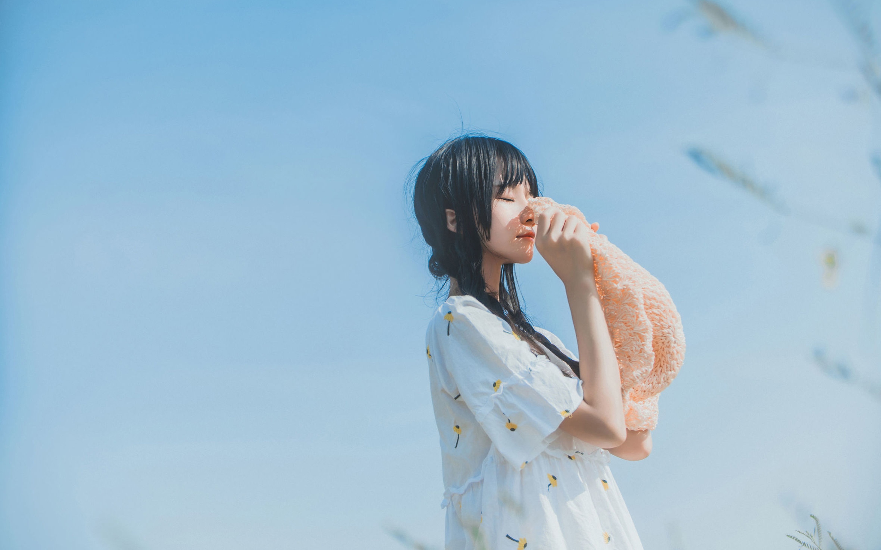 清纯萌妹子荒野小清新写真