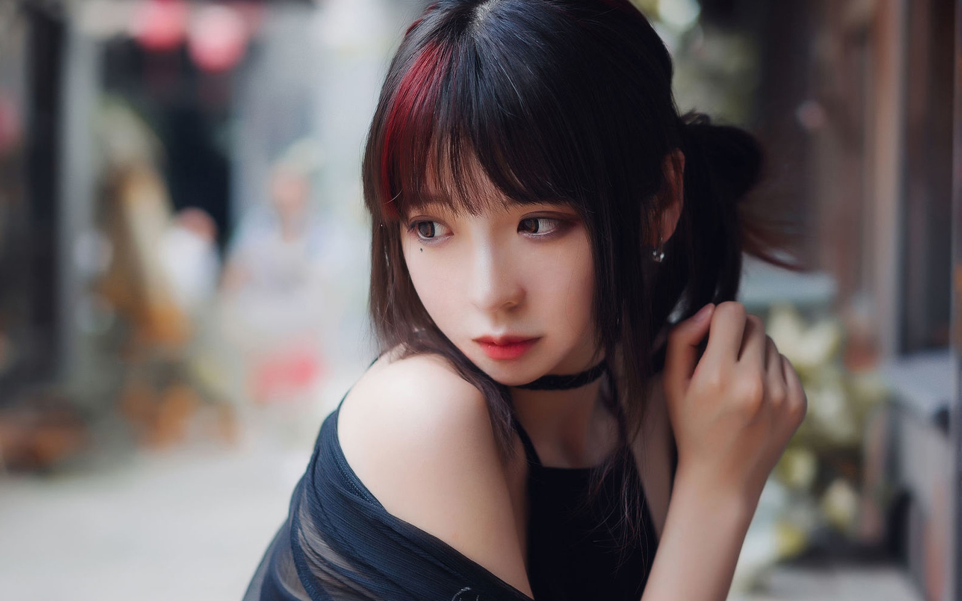 可爱性感的青春不良美少女