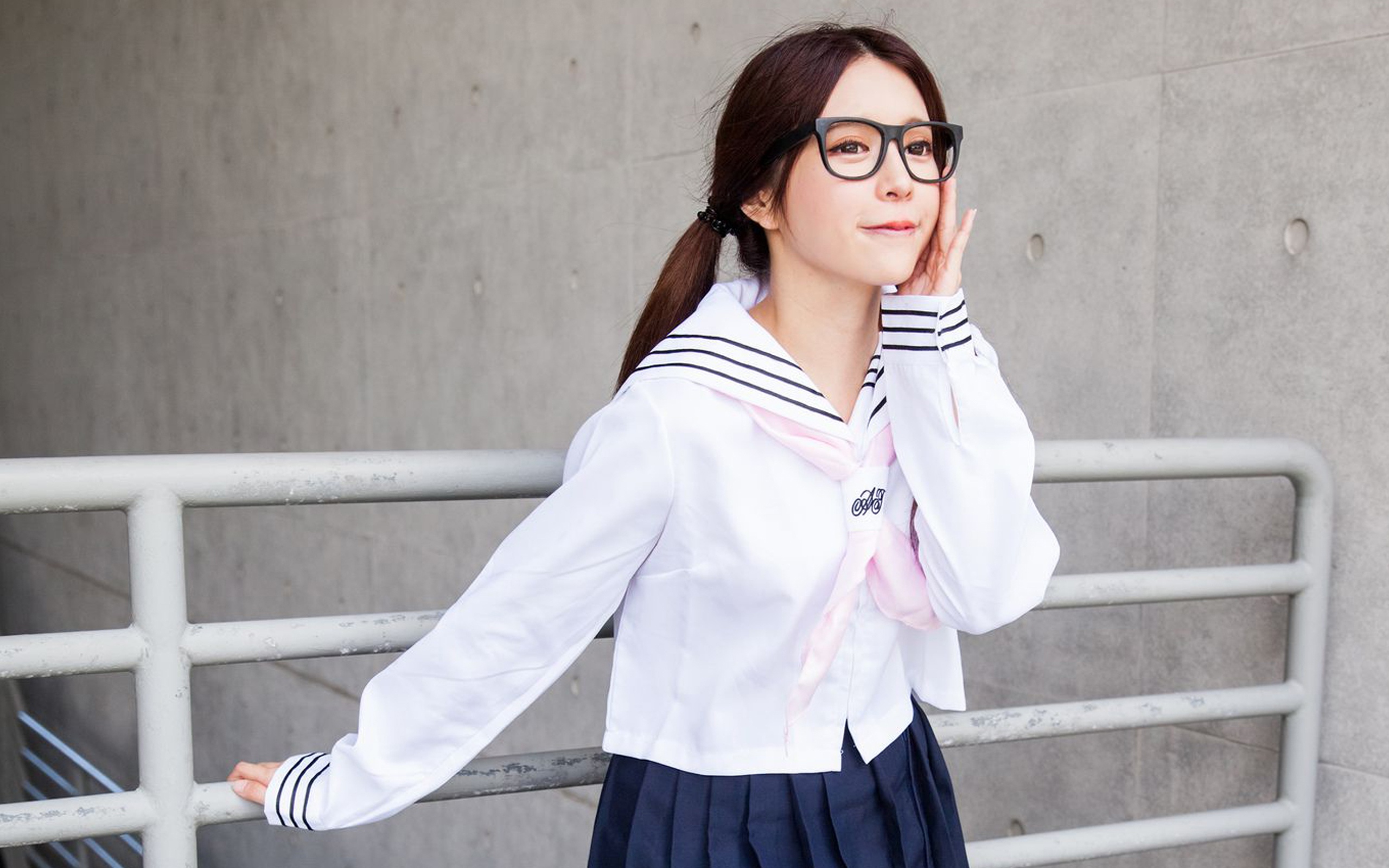 清纯美女学生青春活力写真