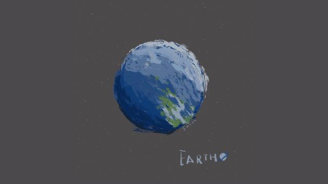 太阳系九大行星简易插画