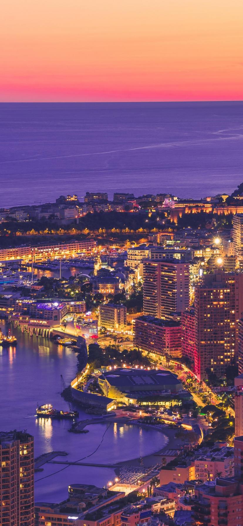 灯火璀璨的迷人夜景