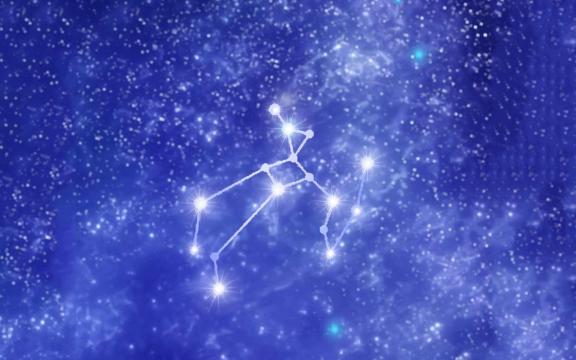 射手座梦幻星空插画