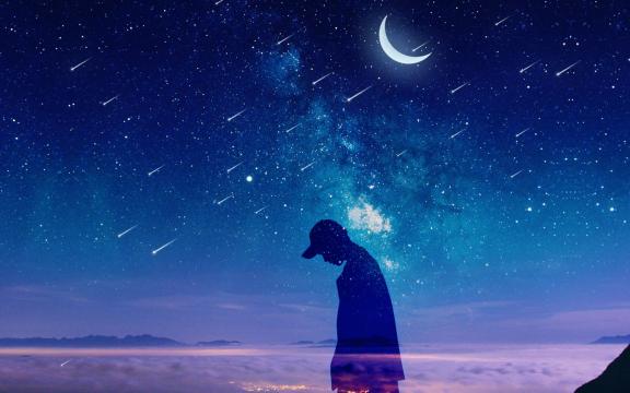 星空下的伤心人
