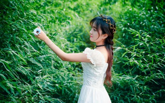 气质温柔的森系女生