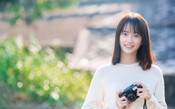 美好的治愈系美女