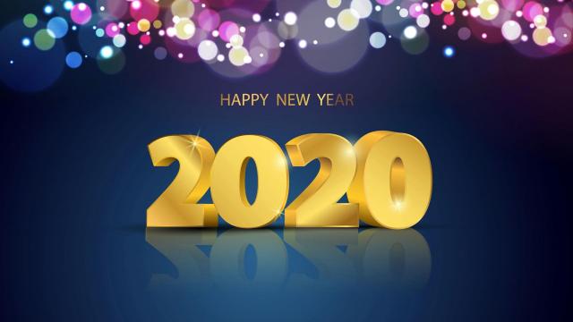 带2020数字的创意个性图片
