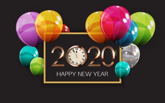 2020新年创意数字