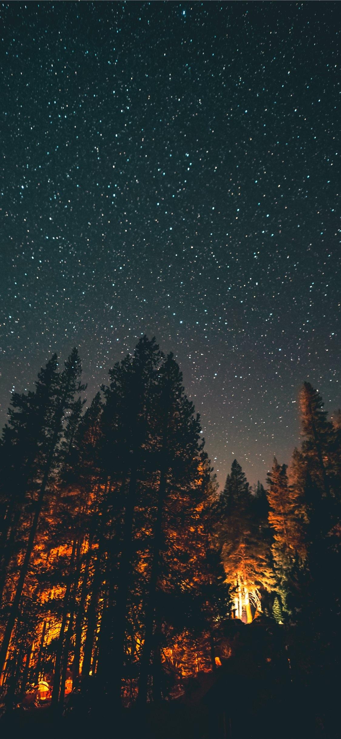 繁星点点的夜晚