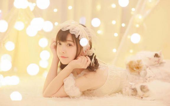 清纯美女光影唯美仙气灵动阳光私房迷人写真