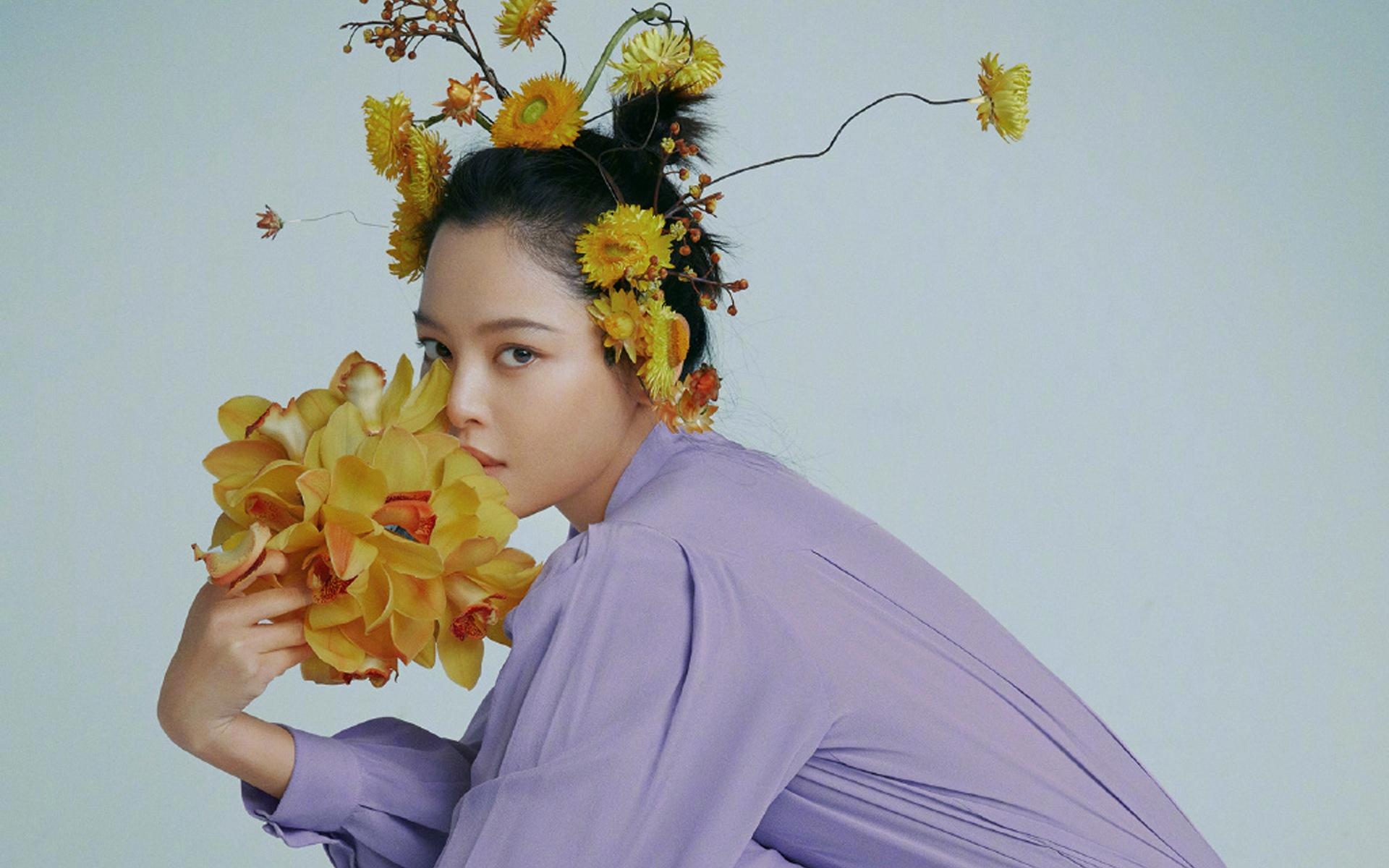 性感女神辛芷蕾时尚春日优雅知性妩媚白嫩迷人写真