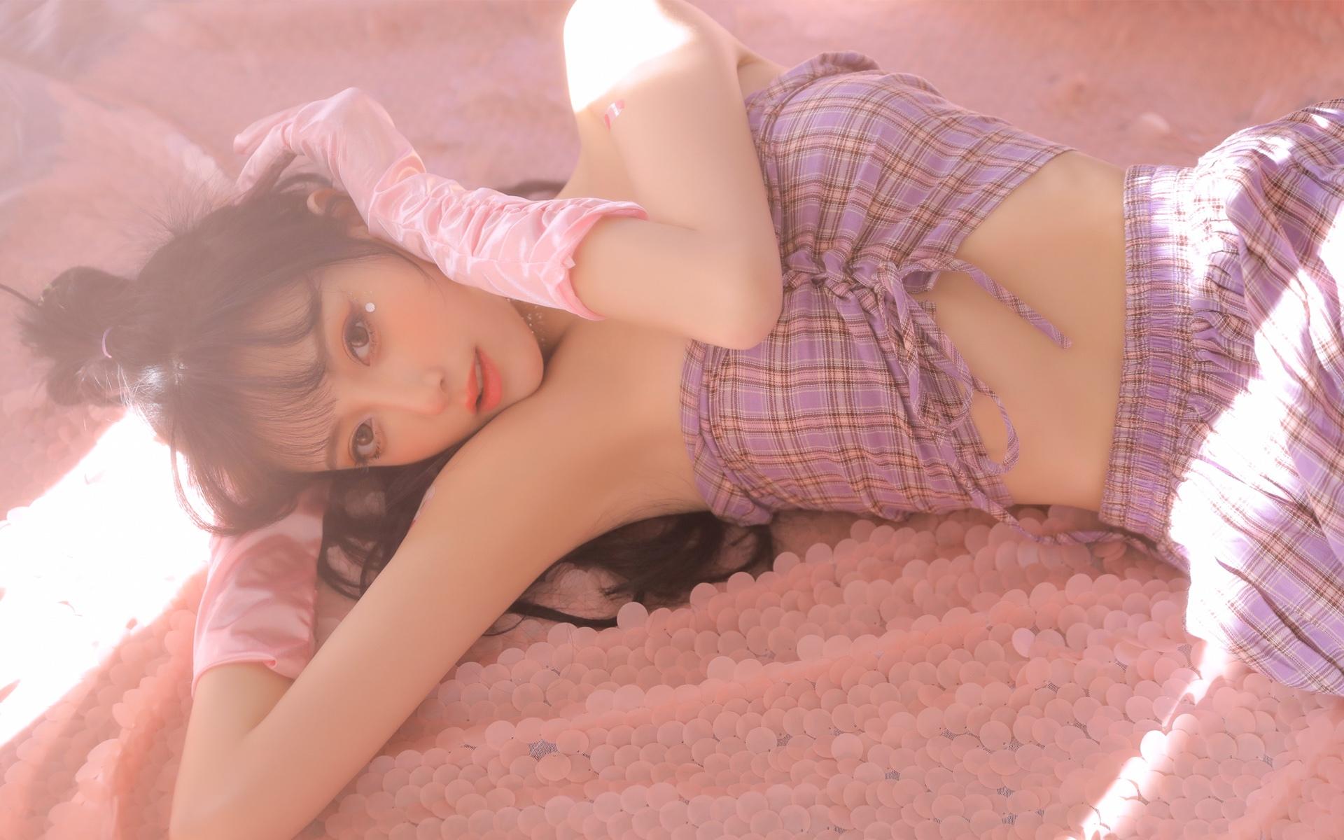 温婉甜美少女天真俏皮可爱白嫩迷人居家写真