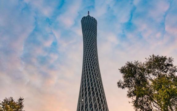 广州塔优美的历史建筑风光美景