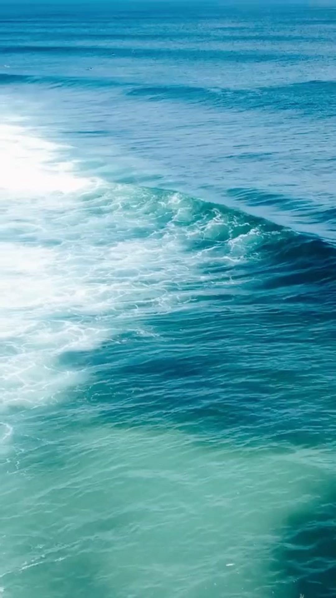 夏日清爽优美大海自然风景