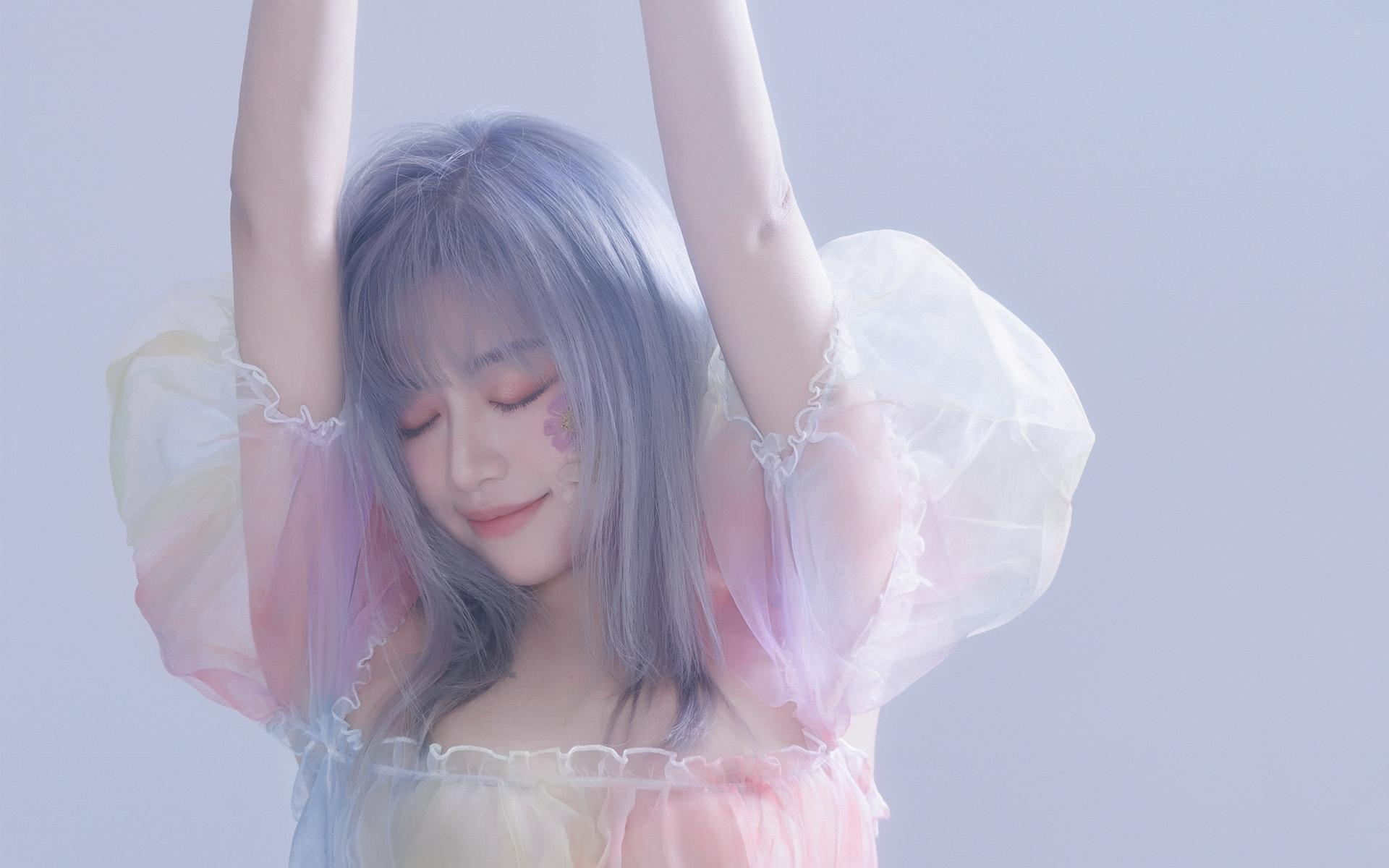 性感纱裙美女唯美梦幻仙气养眼私房写真