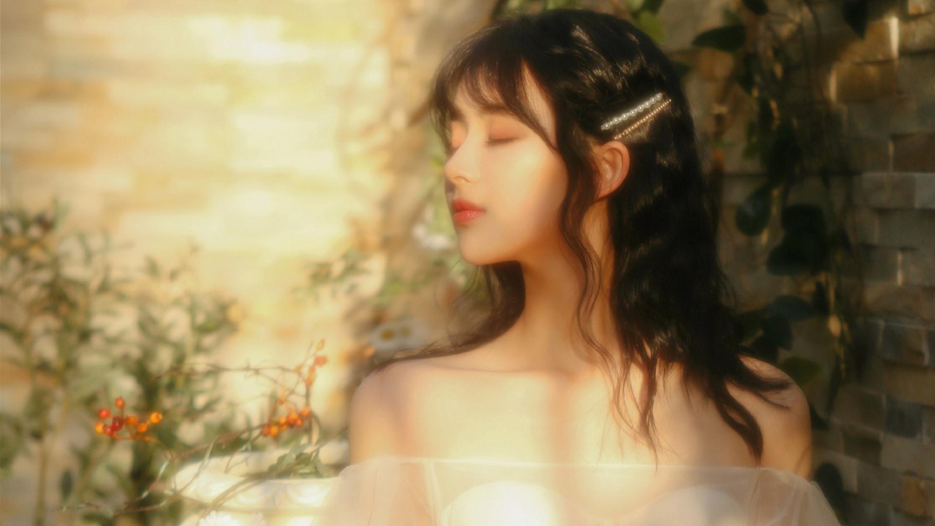灵动少女夏日仙气唯美气质迷人写真