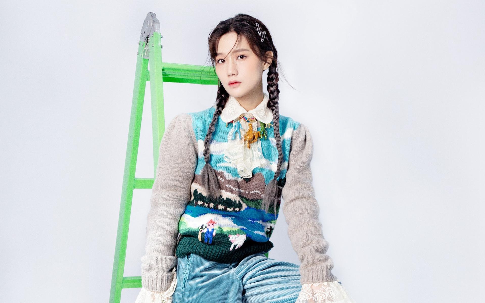 小清新陈意涵少女风唯美气质休闲迷人写真