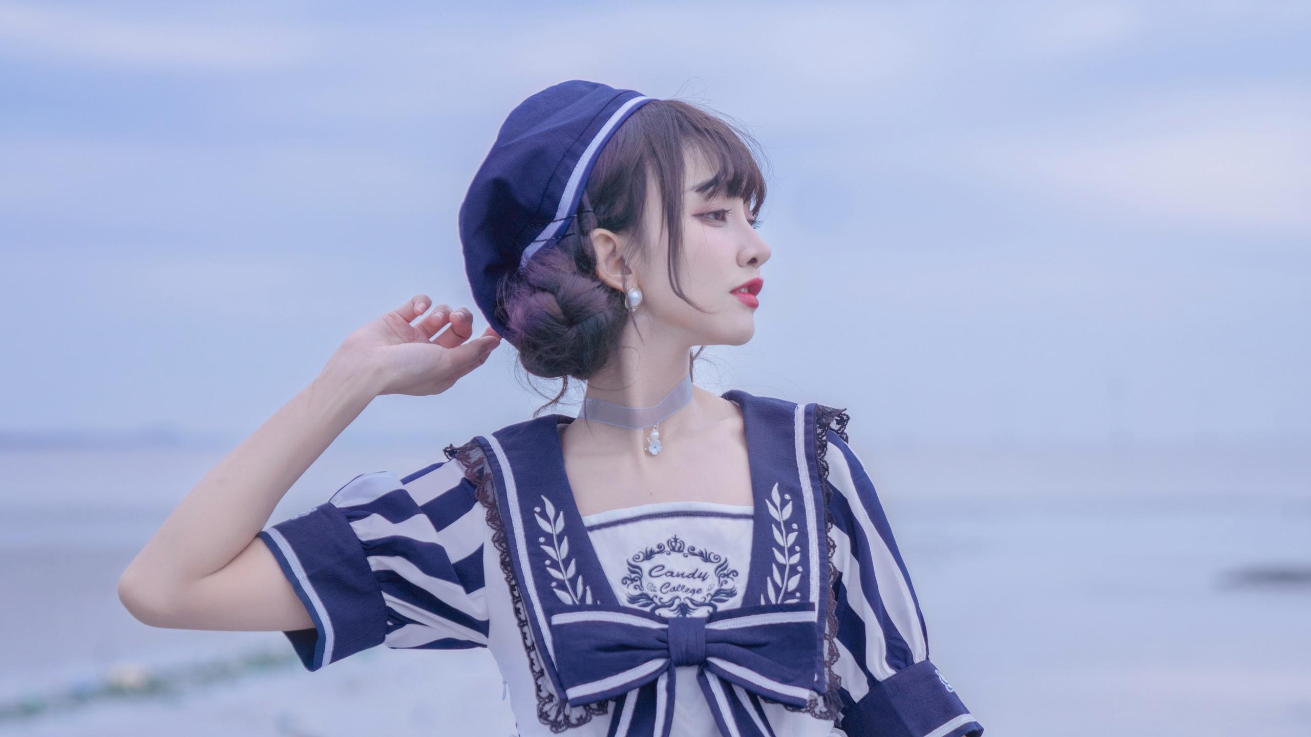 洛丽塔粉嫩少女清新甜美户外元气写真