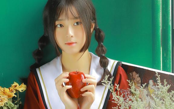 活泼俏皮萝莉少女清纯可爱jk制服居家私房写真