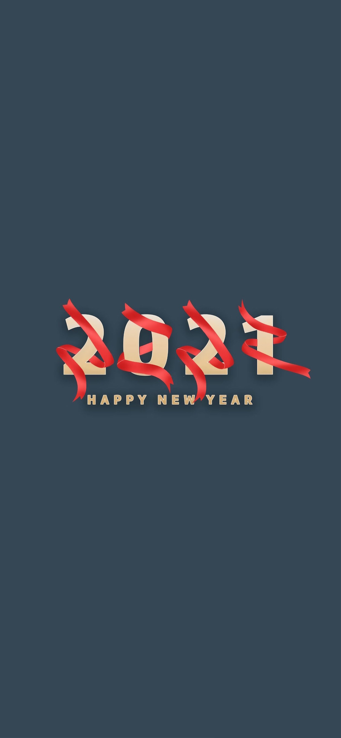 2021新年数字彩带背景图