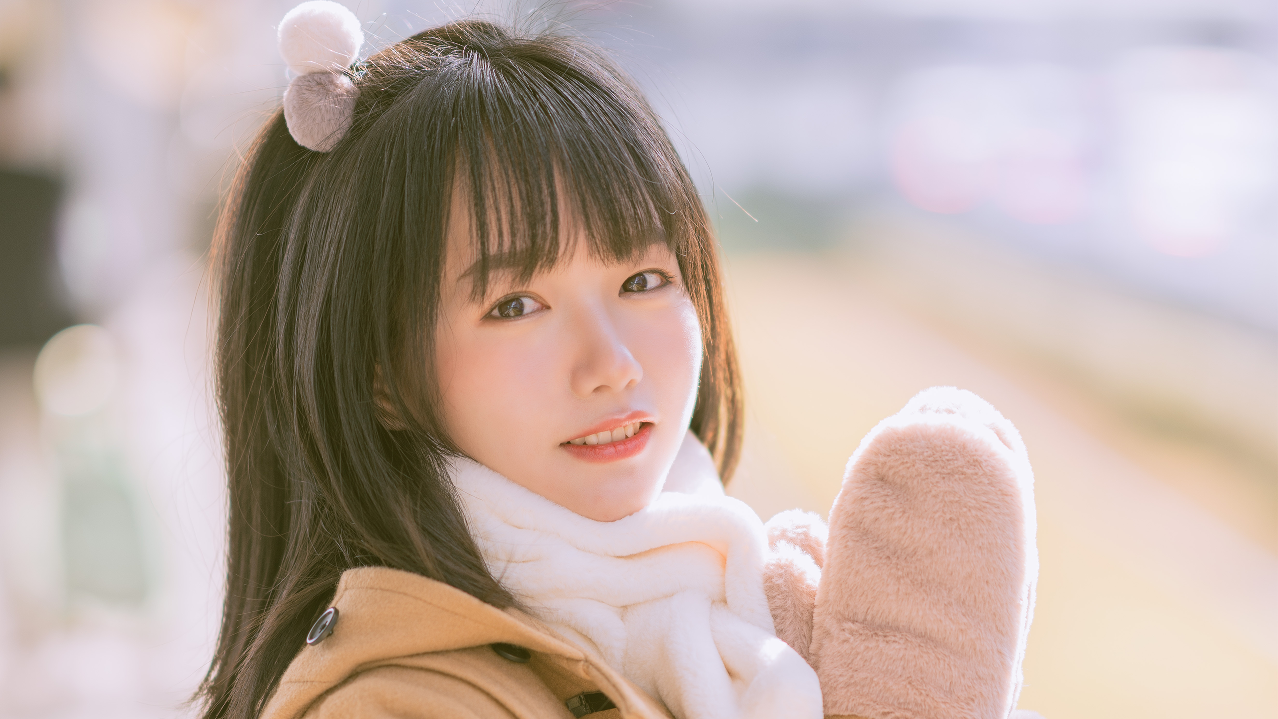 冬日少女甜美清纯系治愈写真