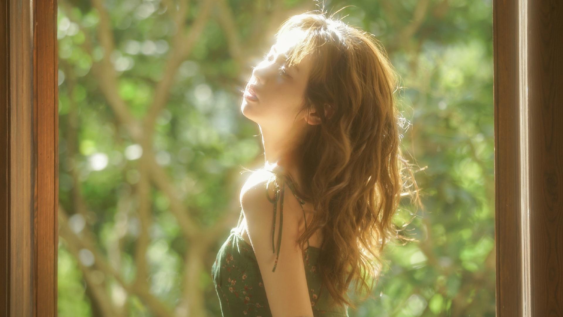 清新唯美迷人美女