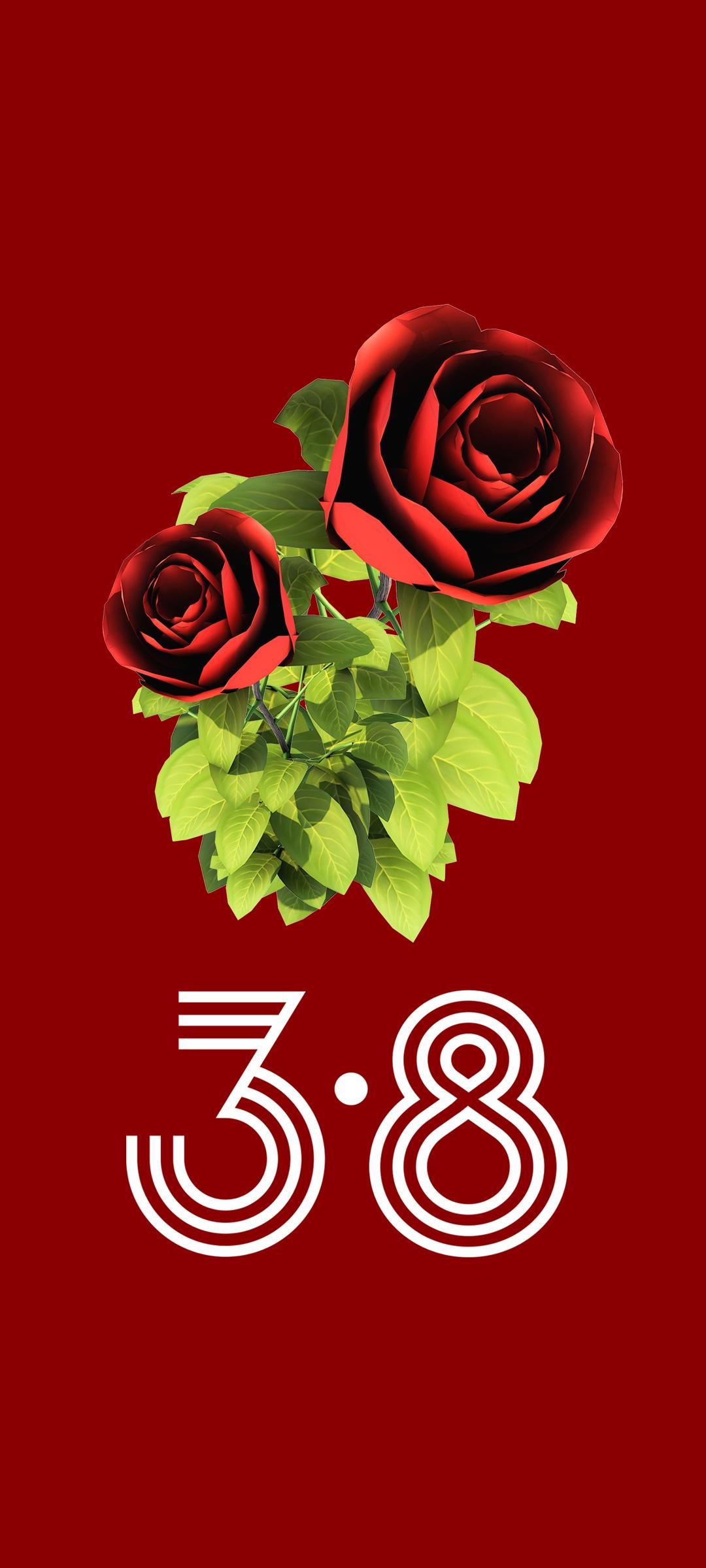 38妇女节简约锁屏