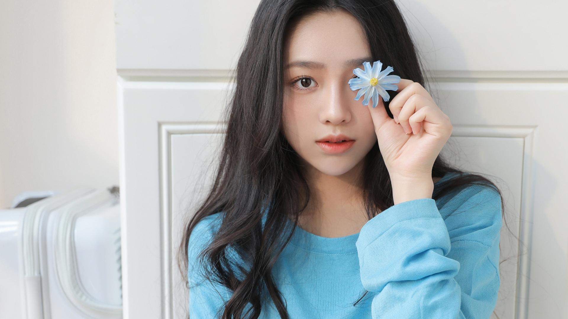 韩系清新甜美美女